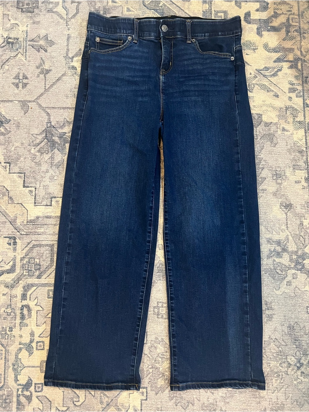 Torrid Bombshell Wide Leg Super Soft Jeans Size 12R Dark Wash